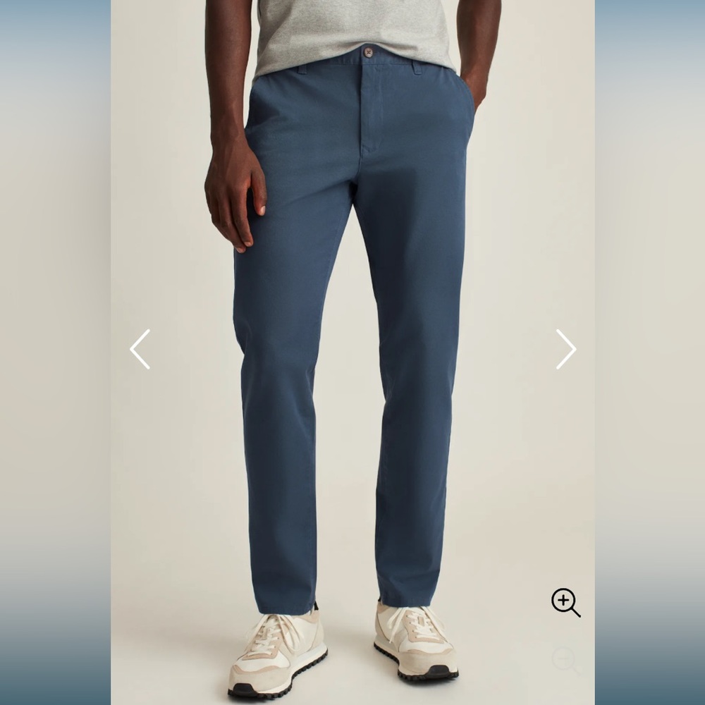 Bonobos Stretch Washed Chino’s, Blue (After Midnights), Size 31/30. Brand New.